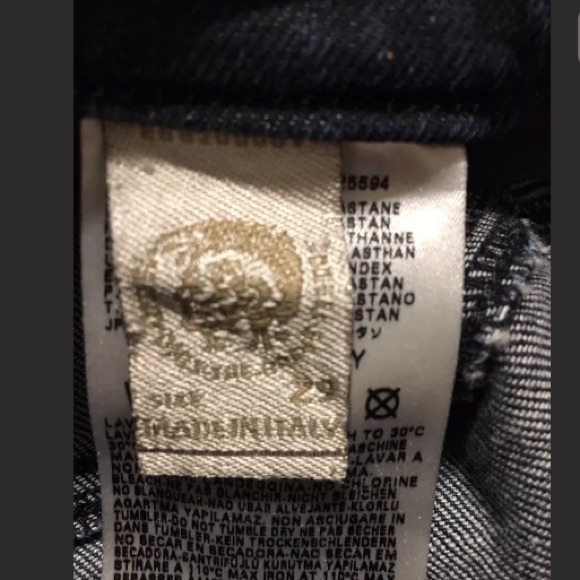 Diesel industry women's Denim black 29 Italy - Picture 7 of 8